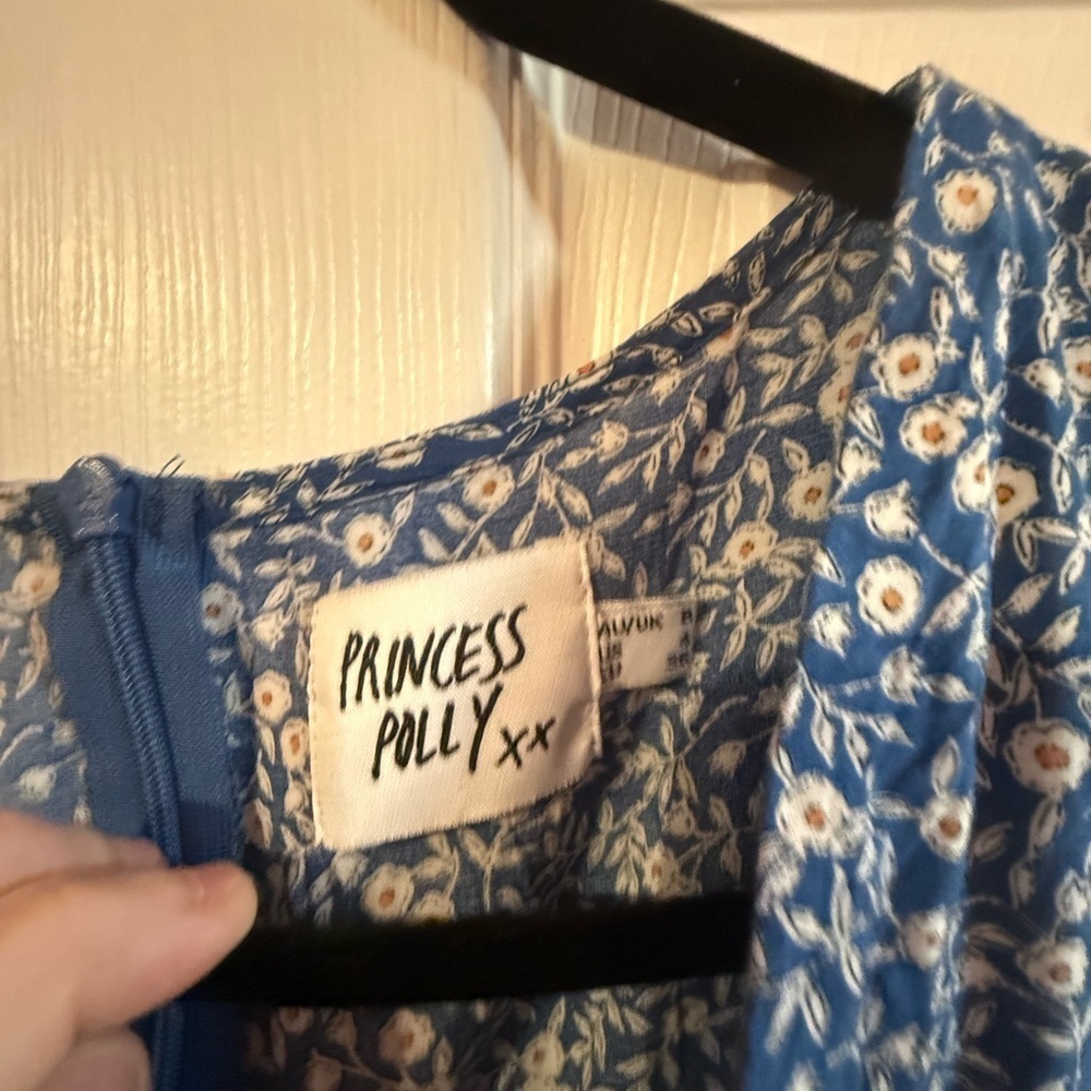 Princess Polly Navy Floral Mini Dress - Picture 2 of 4